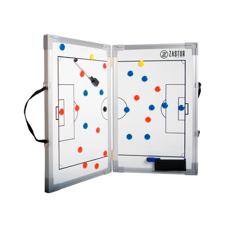 Pizarra táctica magnética plegable PLEG 60x90 - Fútbol