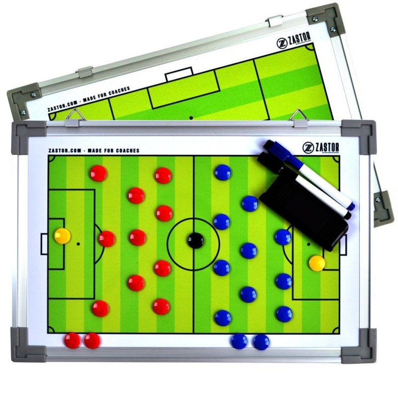 Pizarra táctica magnética reversible  TEAM DUO 30x45 - Fútbol